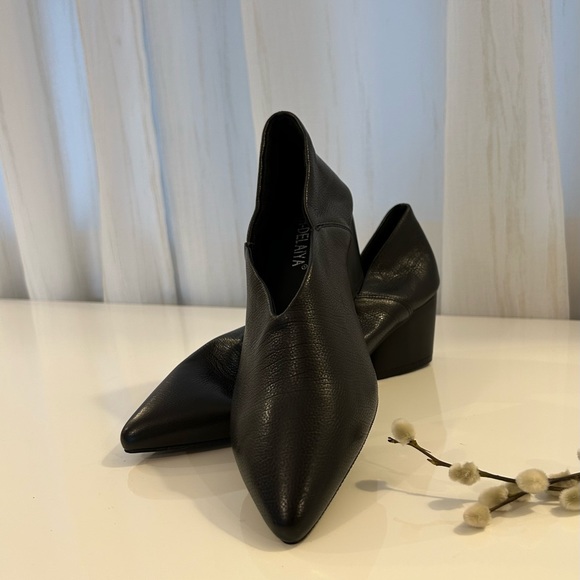 NEW Beautiful Leather Shoes Black WH-DELAIYA Women’s Size US 6,5 EU 36,5 - Picture 2 of 10